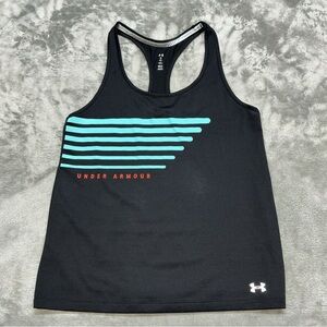 Under Armour Run Threads Tank Top Women’s XS graphic racerback athletic casual